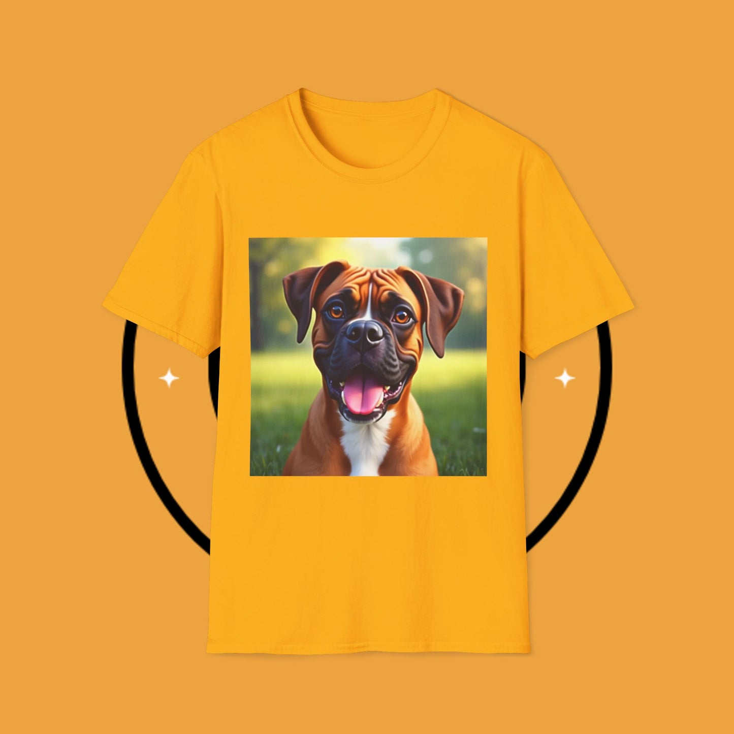 "Happy Boxer Pure Joy" Premium T-Shirt / Smiling Puppy Joy Tee Gift