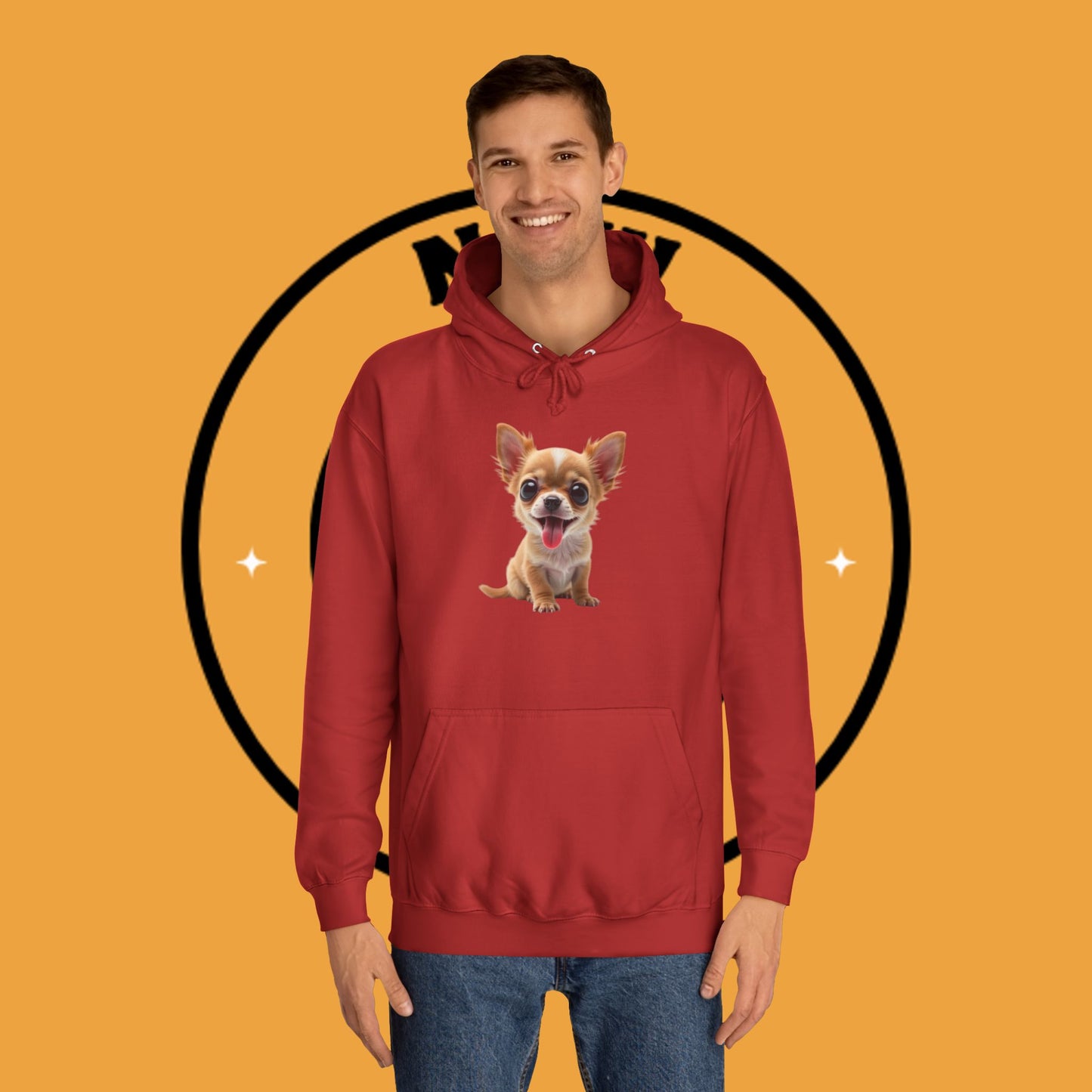 Adorable Chihuahua Puppy Hoodie - Cute Dog Lover Pullover Sweatshirt