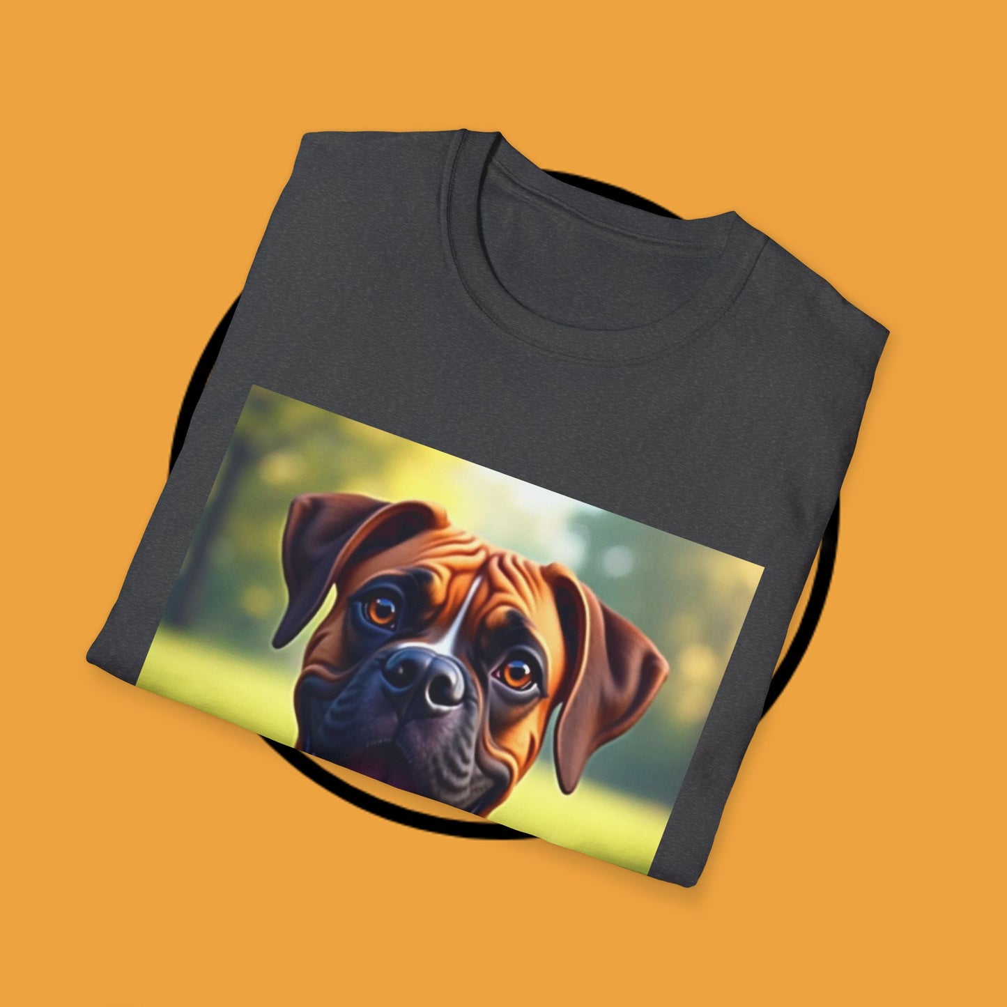 "Happy Boxer Pure Joy" Premium T-Shirt / Smiling Puppy Joy Tee Gift
