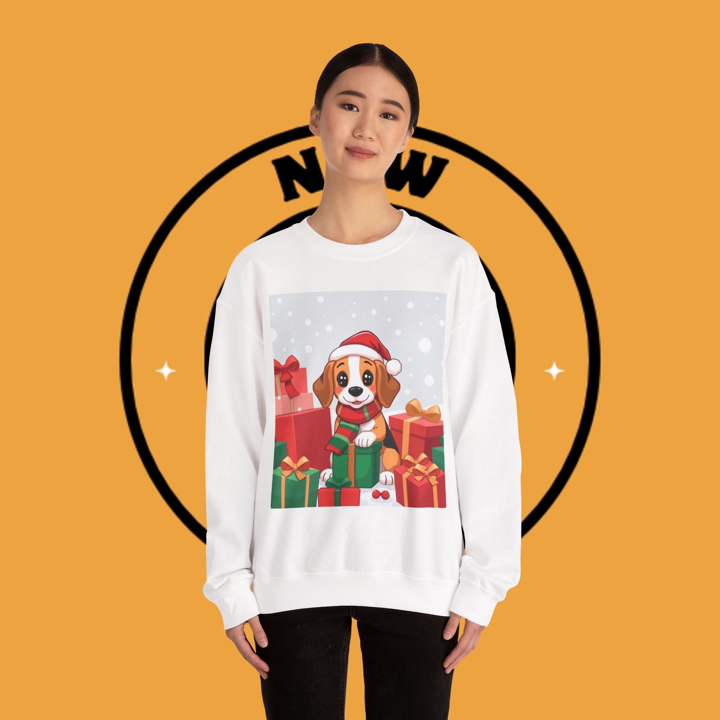 Adorable Christmas Beagle Sweatshirt – Perfect for the Holiday Season!