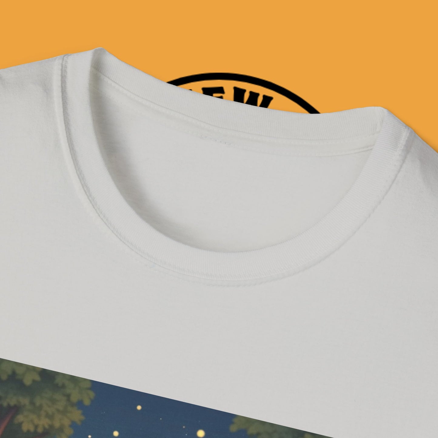 "Camping Adventure Border Collie" - Outdoor Adventure Dog T-Shirt - Border Collie Camping T-Shirt - Outdoor Adventure Dog Under Stars Tee | Nature Lover Pet Gift