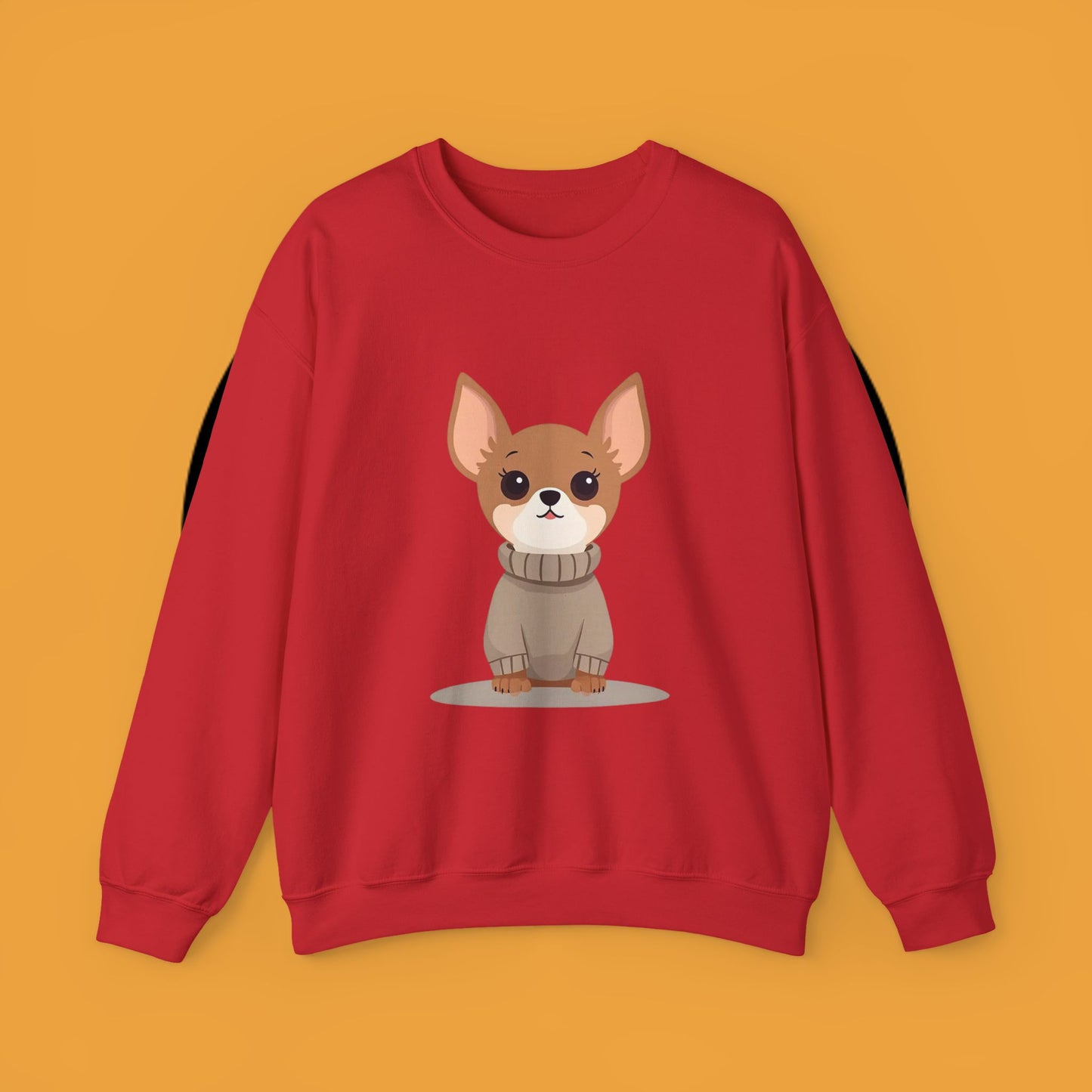 Cute Chihuahua Kawaii Sweatshirt | Cozy Dog in Sweater Design | Adorable Pet Lover Gift