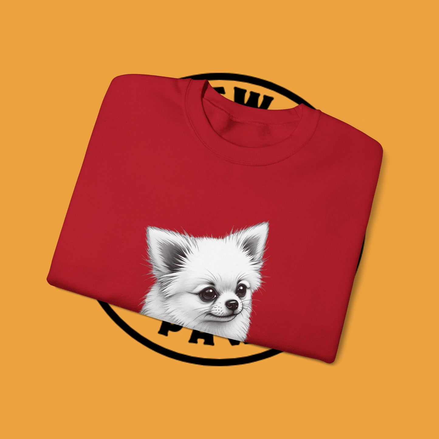 Classic Chihuahua Sketch Sweatshirt | Black White Dog Portrait | Artistic Pet Lover Gift