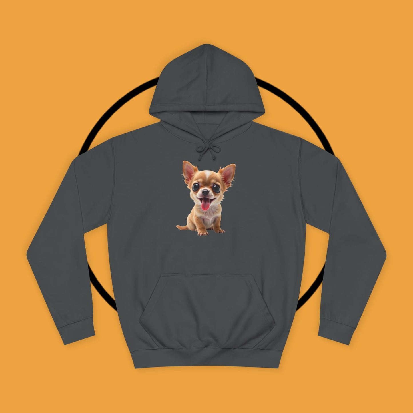 Adorable Chihuahua Puppy Hoodie - Cute Dog Lover Pullover Sweatshirt