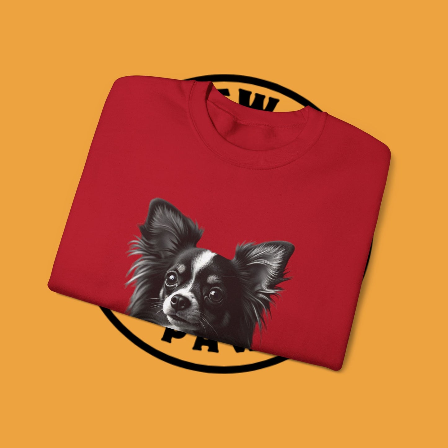 Vintage Chihuahua Portrait Sweatshirt | Black White Dog Photography | Classic Pet Art Design