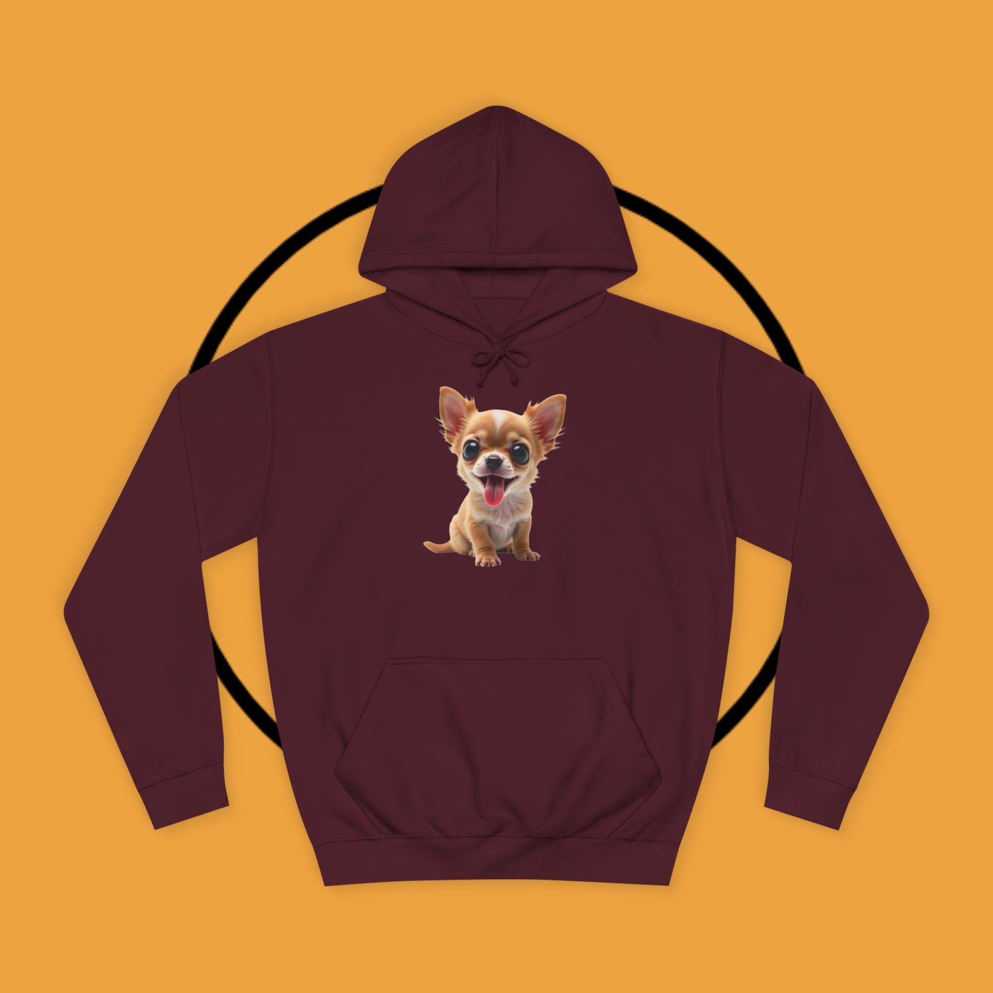 Adorable Chihuahua Puppy Hoodie - Cute Dog Lover Pullover Sweatshirt