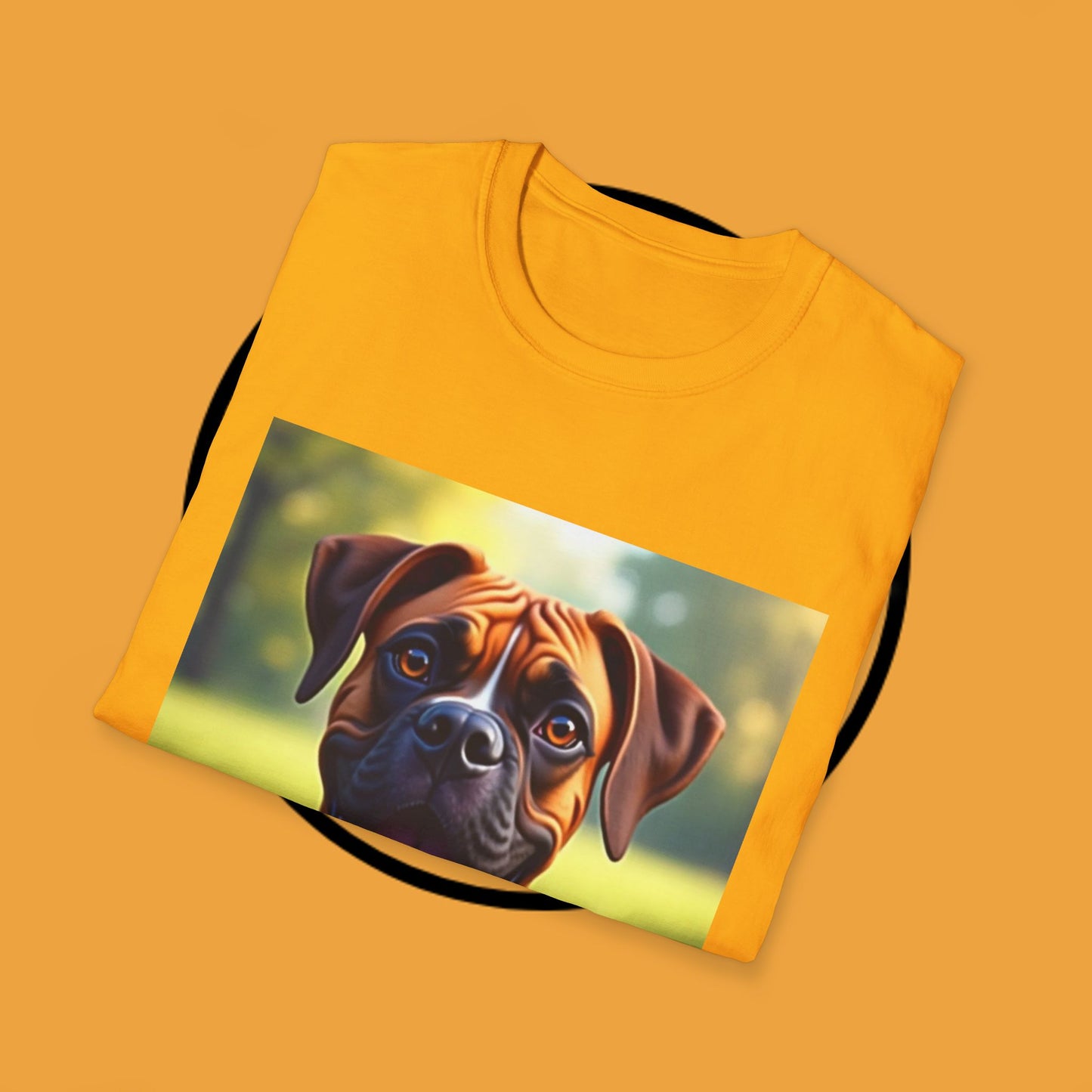 "Happy Boxer Pure Joy" Premium T-Shirt / Smiling Puppy Joy Tee Gift