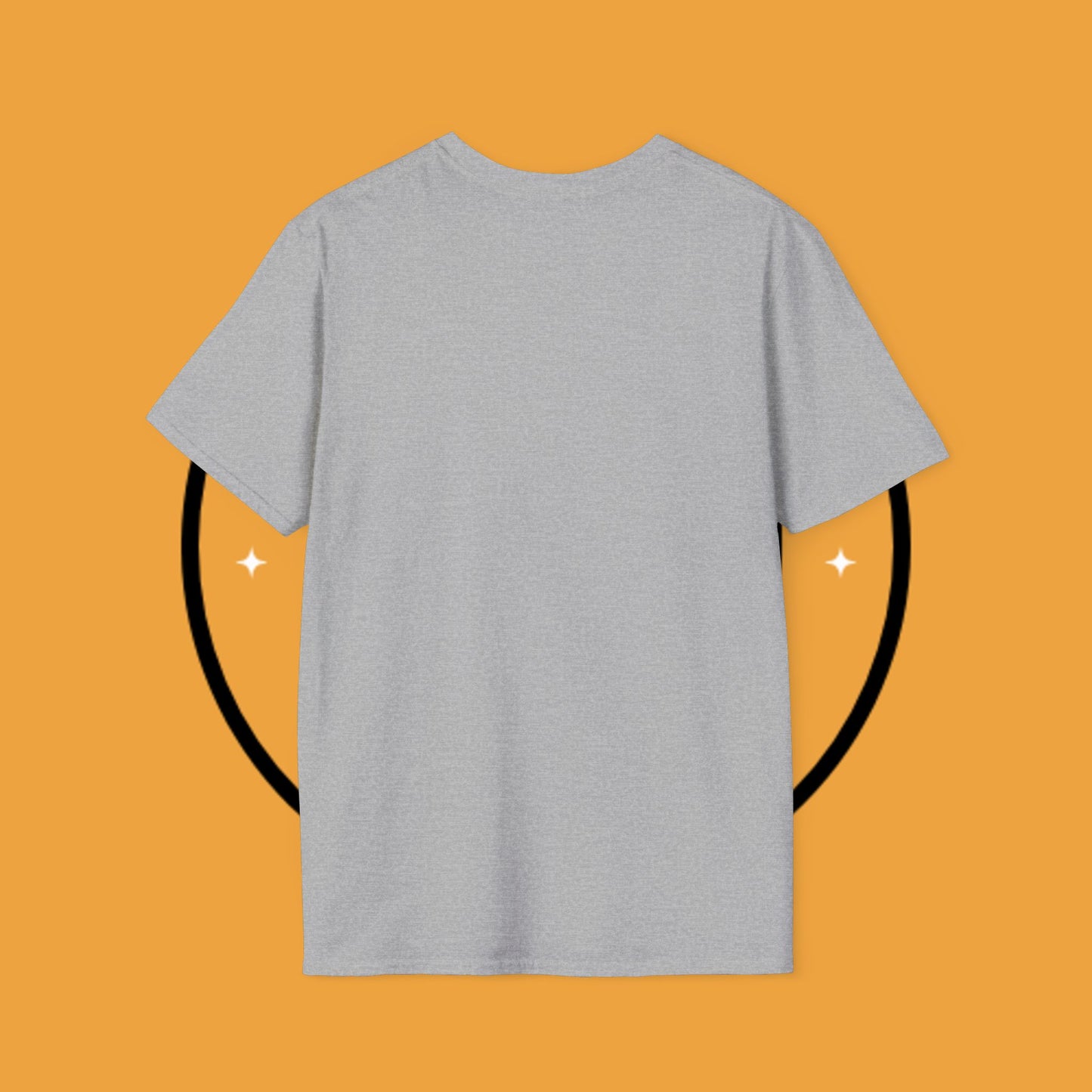 Minimalist Black Beagle Puppy T-Shirt - Simple Dog Silhouette Design | Modern Pet Lover Tee with Gold Accents