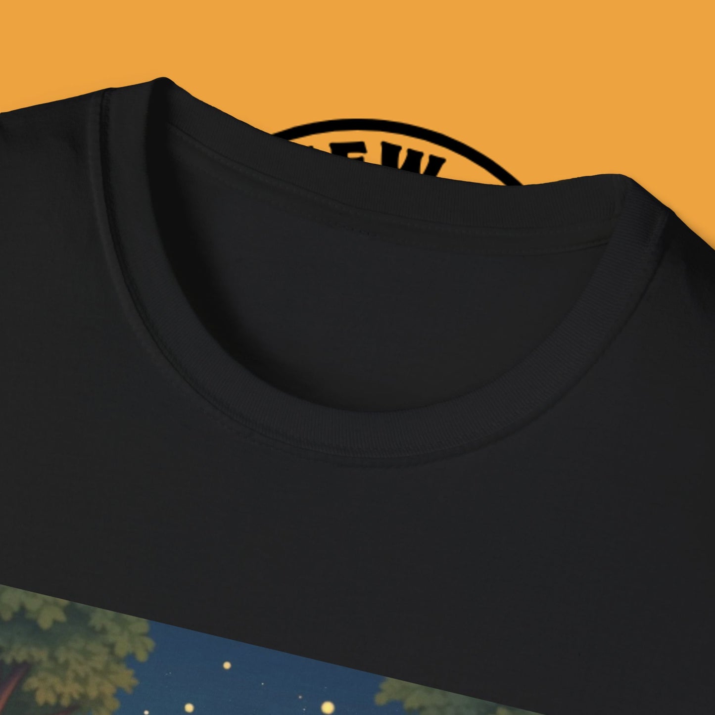 "Camping Adventure Border Collie" - Outdoor Adventure Dog T-Shirt - Border Collie Camping T-Shirt - Outdoor Adventure Dog Under Stars Tee | Nature Lover Pet Gift