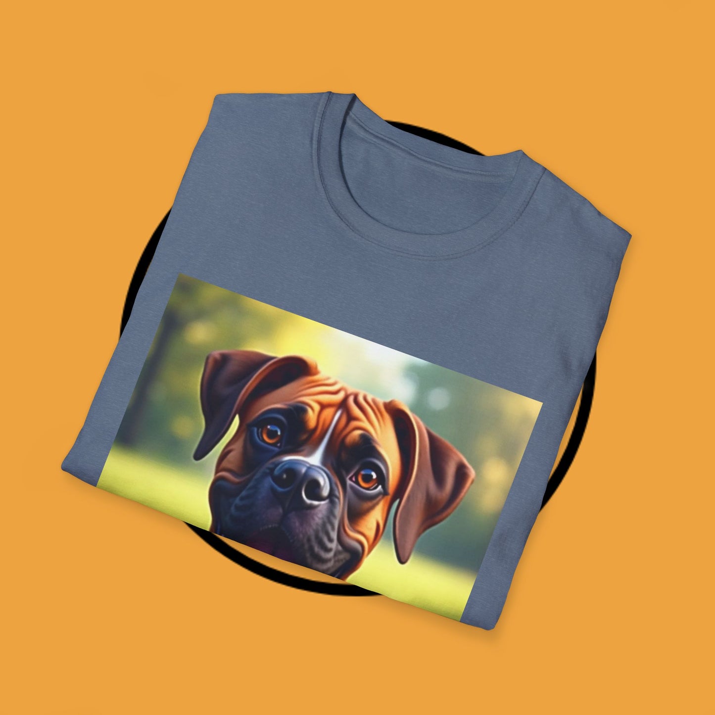 "Happy Boxer Pure Joy" Premium T-Shirt / Smiling Puppy Joy Tee Gift