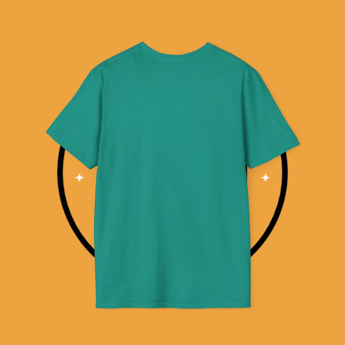 Minimalist Black Beagle Puppy T-Shirt - Simple Dog Silhouette Design | Modern Pet Lover Tee with Gold Accents