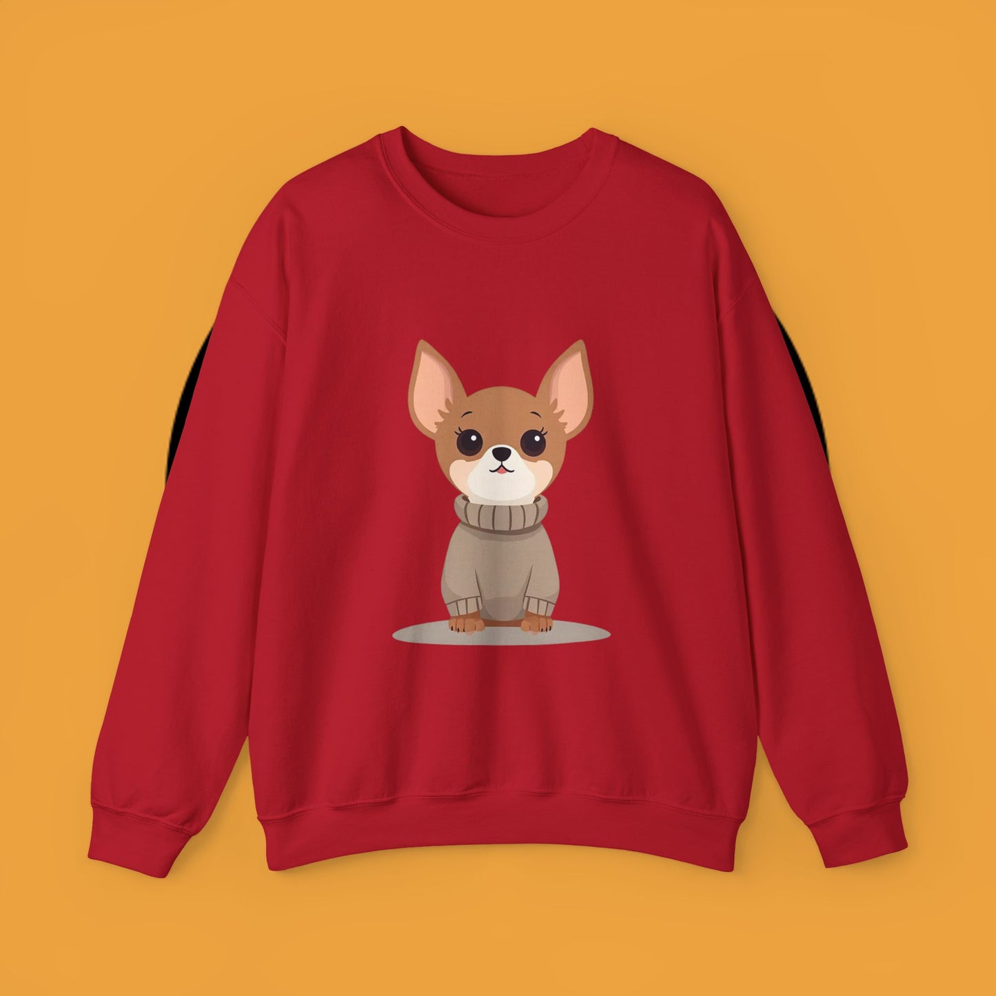 Cute Chihuahua Kawaii Sweatshirt | Cozy Dog in Sweater Design | Adorable Pet Lover Gift