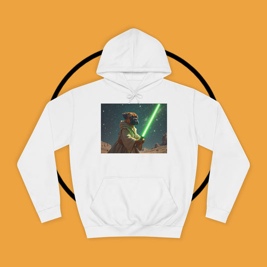 Jedi Boxer Dog Hoodie | Star Wars Pet Lover Gift | Funny Sci-Fi Dog Apparel | Geek Fashion