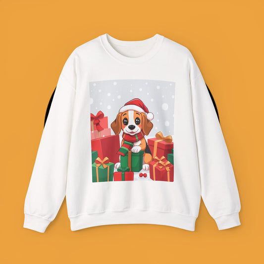Adorable Christmas Beagle Sweatshirt – Perfect for the Holiday Season!