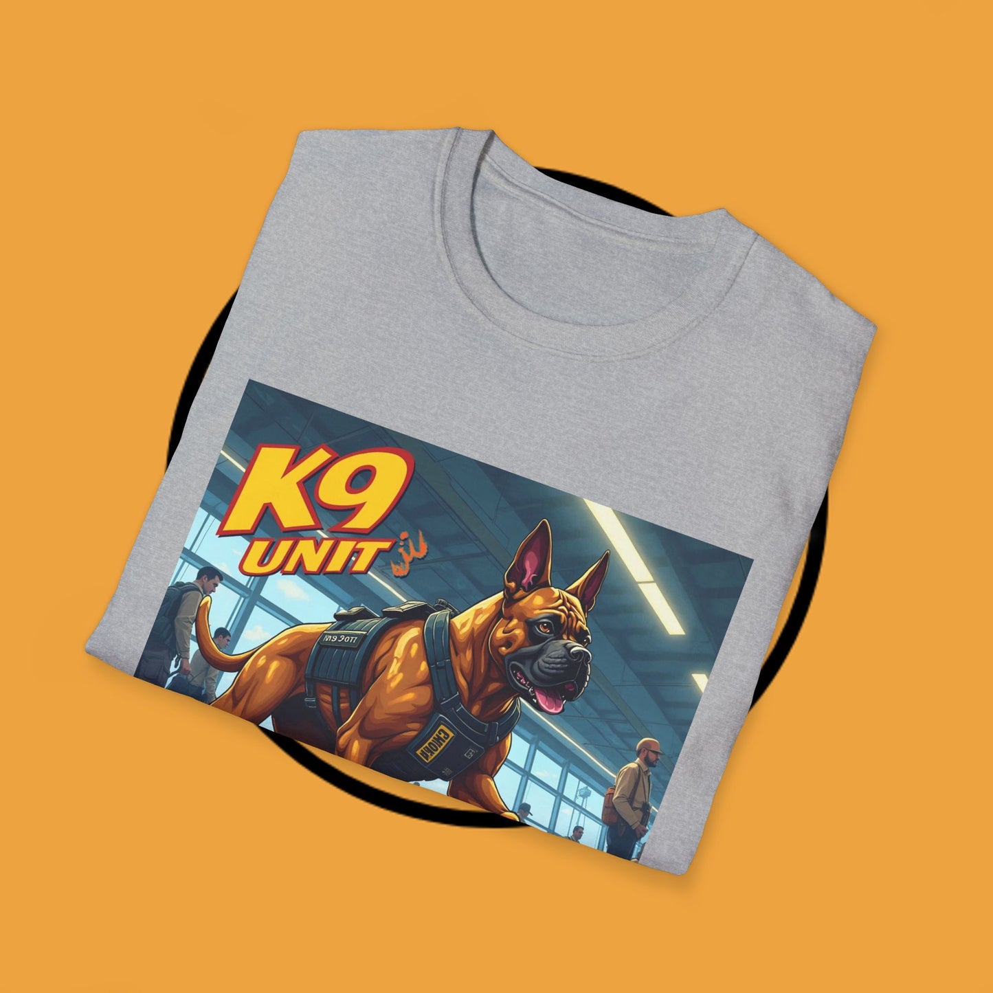 K9 Police Boxer Dog T-Shirt - Working Dog Security Unit Tee