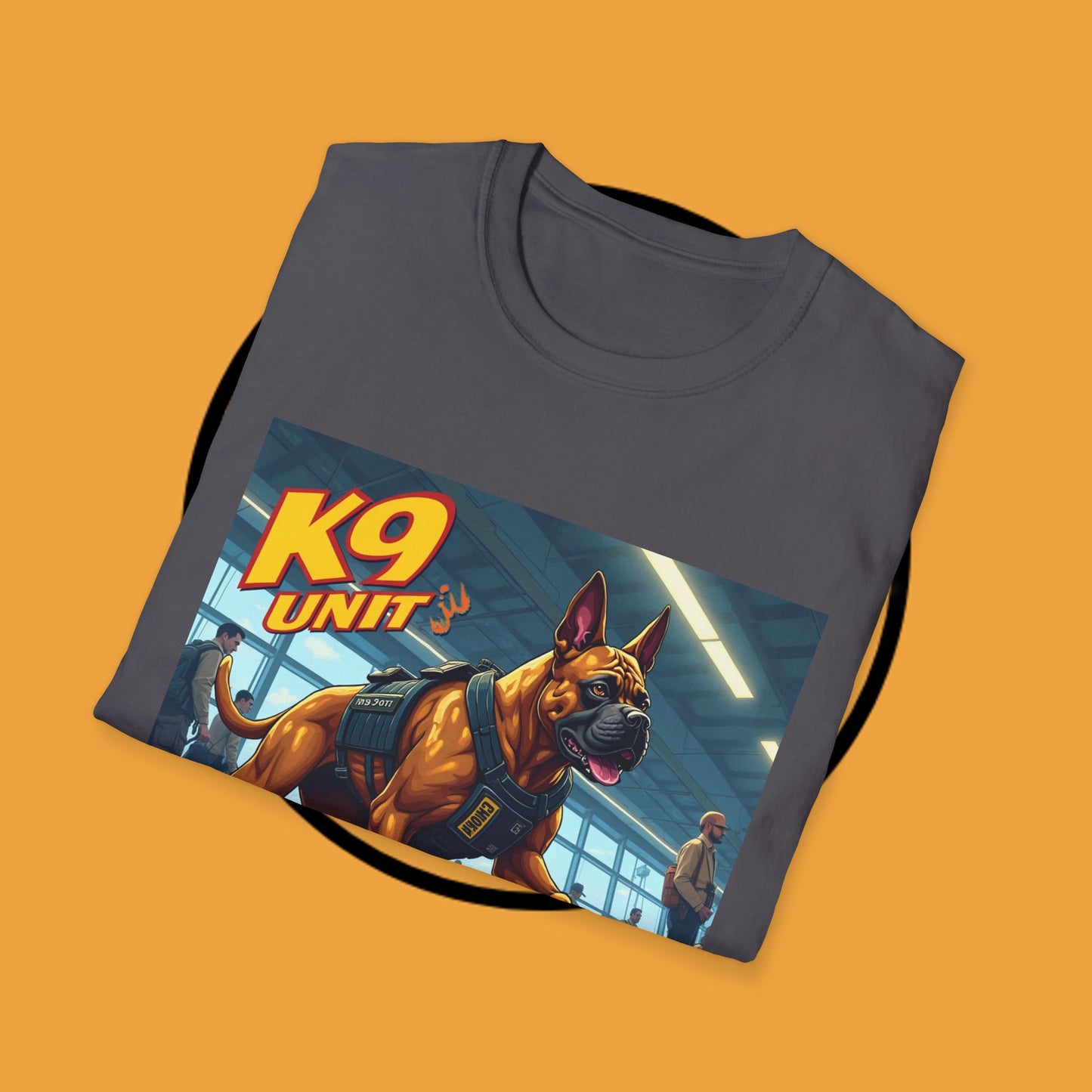 K9 Police Boxer Dog T-Shirt - Working Dog Security Unit Tee