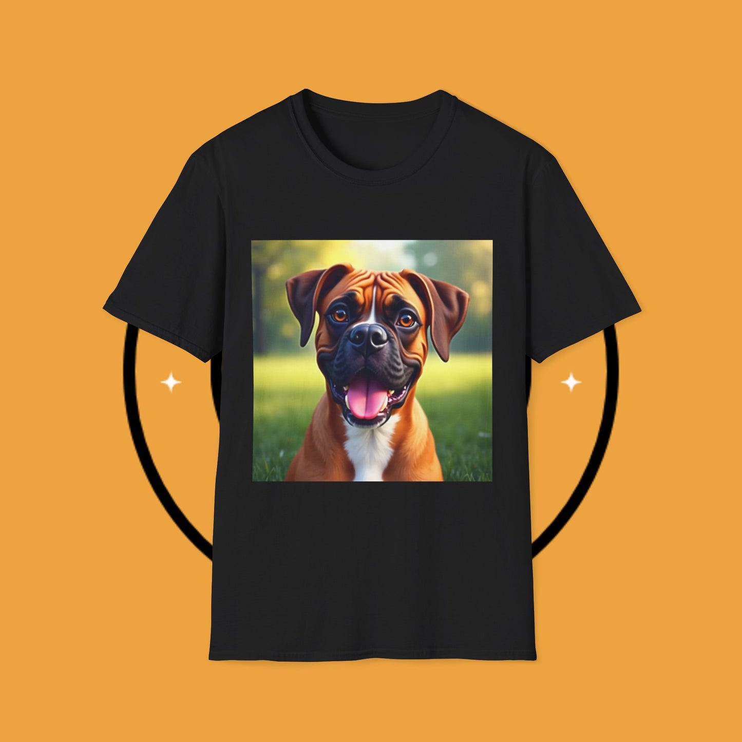 "Happy Boxer Pure Joy" Premium T-Shirt / Smiling Puppy Joy Tee Gift