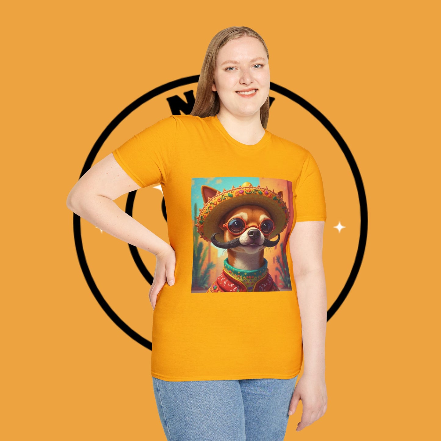 Mexican Mariachi Chihuahua T-Shirt - Cinco de Mayo Dog Art - Festive Sombrero Pet Tee - Cultural Celebration Shirt