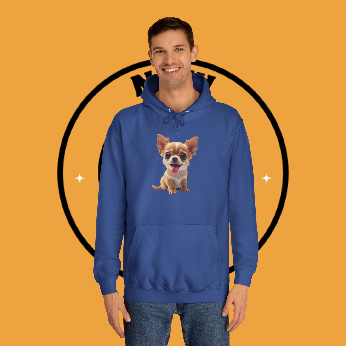 Adorable Chihuahua Puppy Hoodie - Cute Dog Lover Pullover Sweatshirt
