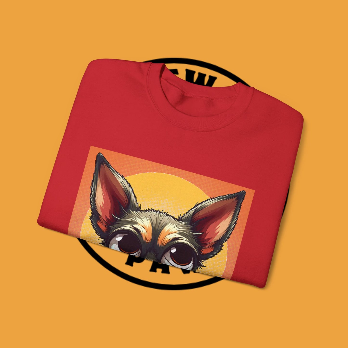 Cute Chihuahua Crewneck Sweatshirt - Funny Dog Lover Gift | Adorable Pet Portrait Pullover