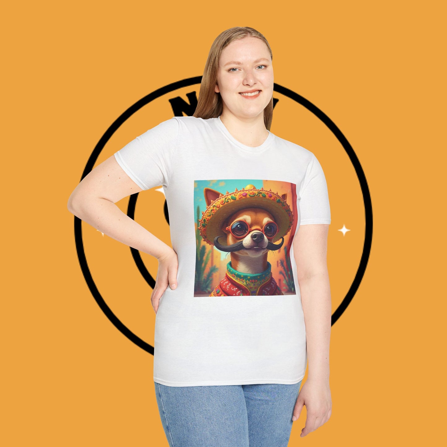 Mexican Mariachi Chihuahua T-Shirt - Cinco de Mayo Dog Art - Festive Sombrero Pet Tee - Cultural Celebration Shirt