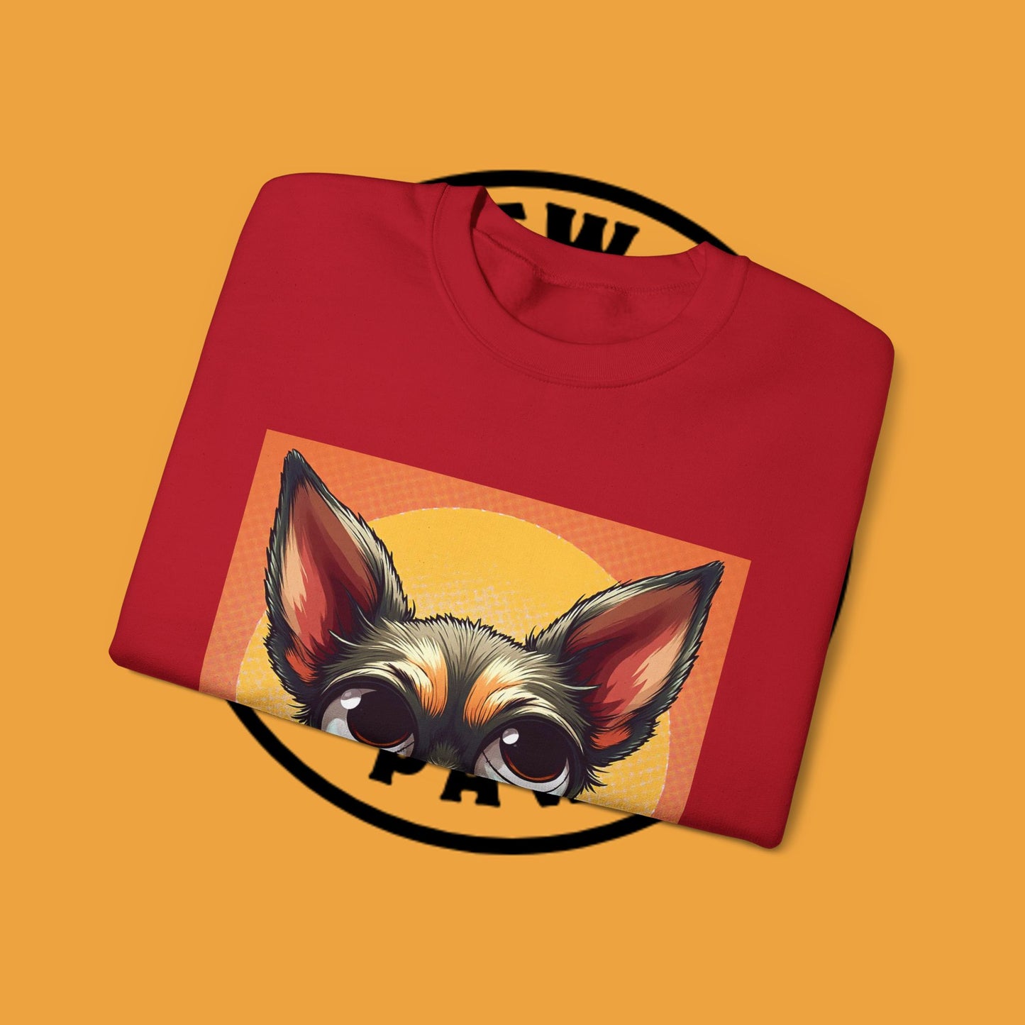 Cute Chihuahua Crewneck Sweatshirt - Funny Dog Lover Gift | Adorable Pet Portrait Pullover