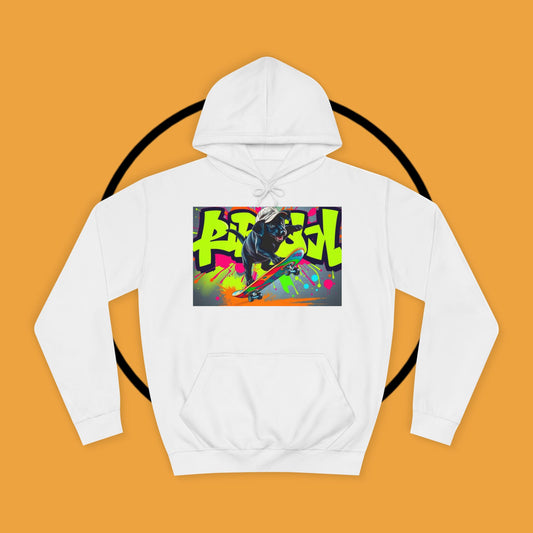 Skateboarding Pup – Urban Style Hoodie - Unisex Hoodies