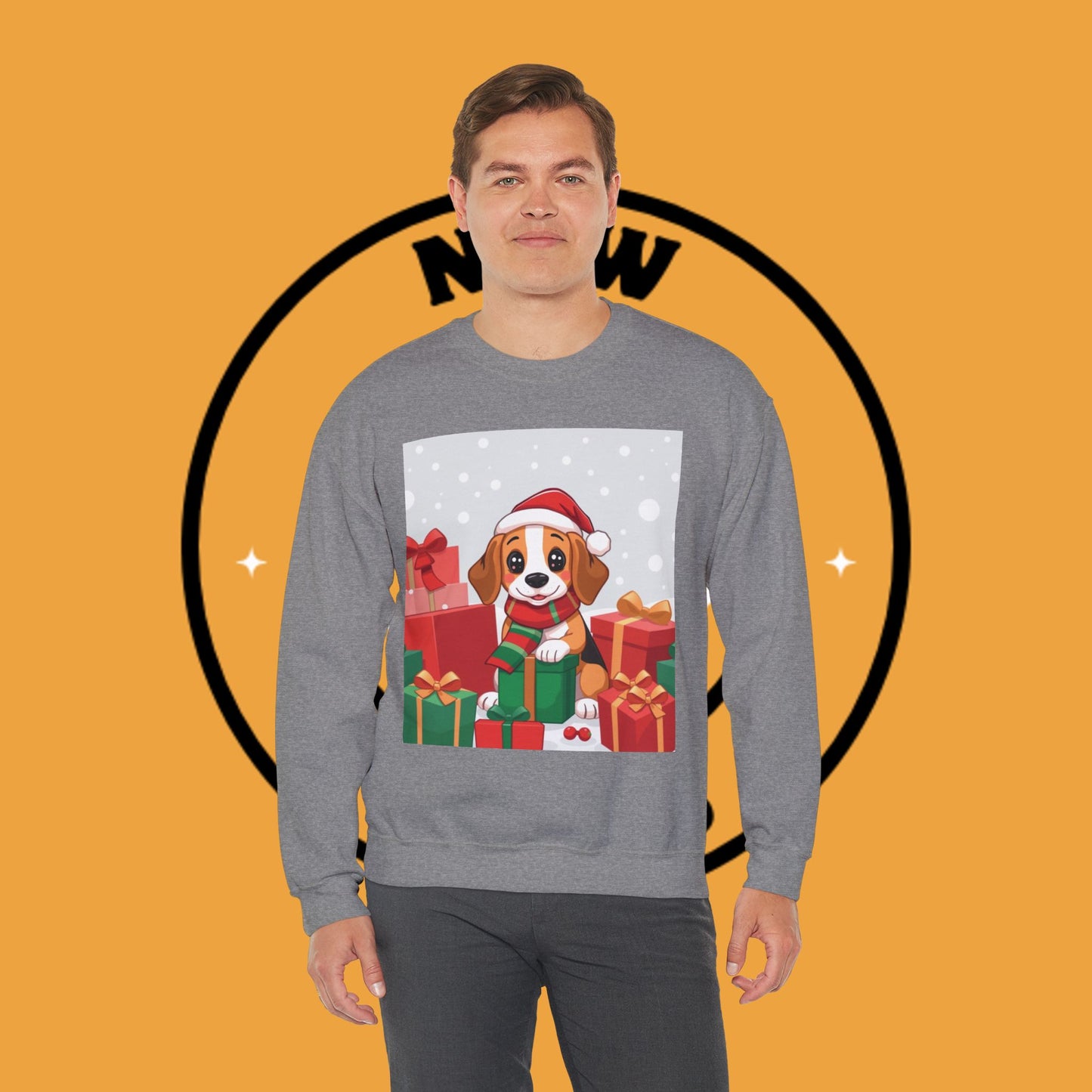 Adorable Christmas Beagle Sweatshirt – Perfect for the Holiday Season!