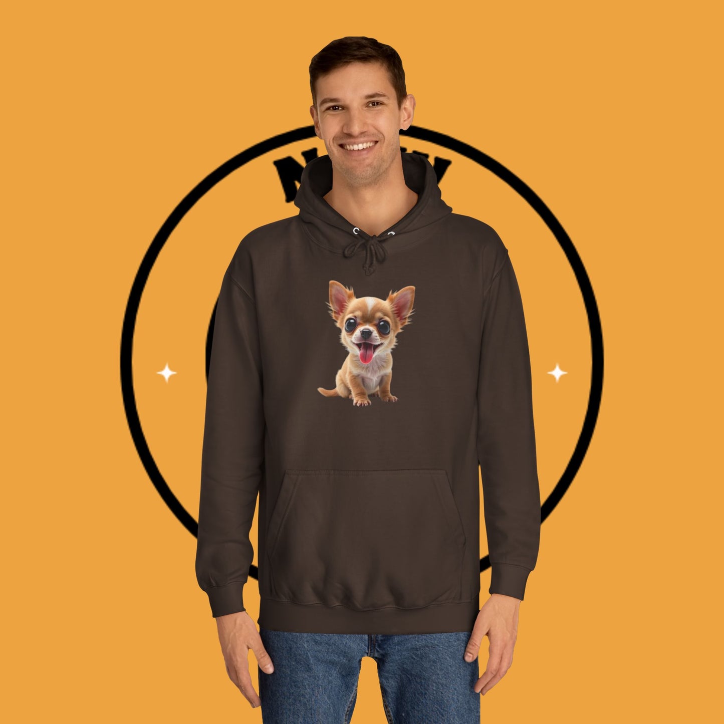 Adorable Chihuahua Puppy Hoodie - Cute Dog Lover Pullover Sweatshirt